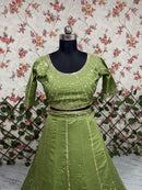 HC 1108 Heavy Embroidery Zari Silk Lehenga Choli