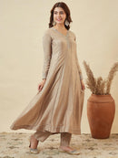 JJ 1016 C Embroidered Ethnic Wear Women’s Vichitra Silk Kurta