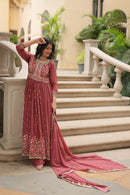 LW 9199 Sequins Embroidered Georgette Sharara Suit