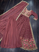 LW 9199 Sequins Embroidered Georgette Sharara Suit