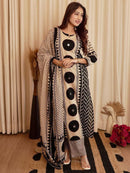 Sanskriti 8982 Handblock Printed Pure Ajrakh Cotton Suit