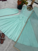 ZF 5020 Treditional Blue Elegant Designer Anarkali Gown