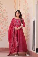 KA 1230 B Elegant Party Wear Embroidered Work Anarkali Gown