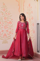 KA 1230 B Elegant Party Wear Embroidered Work Anarkali Gown