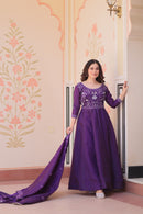 KA 1230 A Elegant Party Wear Embroidered Work Anarkali Gown