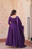 KA 1230 A Elegant Party Wear Embroidered Work Anarkali Gown