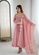 ZF 5011 D Elegant Embroidered Sequence Work Designer Anarkali Suit