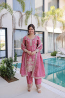 Lw 9318 B Designer Zari Multi & Thread Embroidered Work Suit