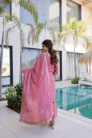 Lw 9318 B Designer Zari Multi & Thread Embroidered Work Suit