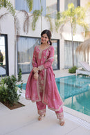 Lw 9318 B Designer Zari Multi & Thread Embroidered Work Suit