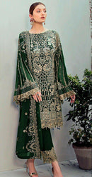 Ramsha 497 D Fox Georget With Heavy Embroidery Work Pakistani Suit