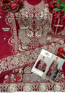 Ramsha 497 C Fox Georget With Heavy Embroidery Work Pakistani Suit