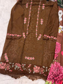 Mehboob Tex  1716 D Pure Cotton With Heavy Self Embrodery Work Pakistani Suit