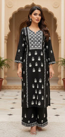 Hoor Tex Hf 187 D Designer Heavy Reyon Embroidered Work  Pakistani Suit