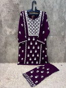Hoor Tex Hf 187 B Designer Heavy Reyon Embroidered Work  Pakistani Suit