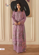 Shree Fabs 4211 Pure Cotton With Heavy Embroidery Work Pakistani Suit