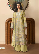 Shree Fabs 4216  Pure Cotton With Heavy Embroidery Work Pakistani Suit