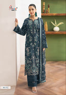 Shree Fabs 4132 Pure Cotton With Self Embroidery Work Pakistani Suit