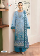 Shree Fabs 4134 Pure Cotton With Self Embroidery Work Pakistani Suit