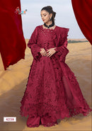 Shree Fabs 4238 Pure Cotton Lawn With Heavy Self Embrodery Work Pakistani Suit
