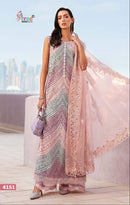 Shree Fabs 4151 Designer Pure Cotton With Heavy Self Embrodery Work Suit