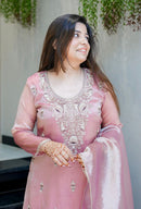 SSR 531 B Pure  Gmy Choo With Embroidery Sequence Work Suit