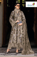 Saniya Trendz 1521 A Riyon Cotton Embroidered Work Pakistani Suit
