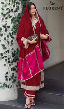 Florent 1062 E Pure Jimmy Choo With Heavy Embroidery Work Pakistani Suit