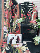 Aasha Designer 1213 A Pure Cotton Printed With Heavy Embroidery Work Pakistani Suit