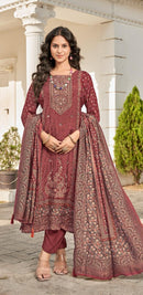Shree Fabs  Kt 243 F Pure Viscous Maslin Digital Printed Pakistani Suit