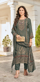 Shree Fabs  Kt 243 G Pure Viscous Maslin Digital Printed Pakistani Suit