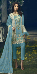 Ramsha 386 D Georget With Heavy Embroidery Work Pakistani Suit