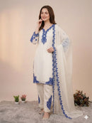 Lg-2079 A Premium Cotton  Embroidery Work Pakistani Suit