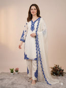 Lg-2079 A Premium Cotton  Embroidery Work Pakistani Suit