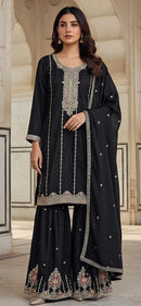 Hoor Tex 553 D Designer Heavy Chinon Silk Pakistani Suit