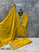 Hoor Tex 553 A Designer Heavy Chinon Silk Pakistani Suit