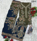 Amrutvela At 220 C Pure Viscous Maslin Digital Printed Pakistani Suit