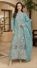 Shree Fabs SF 5586 A Premuim Chiffon Heavy Embroidery Work Pakistani Suit