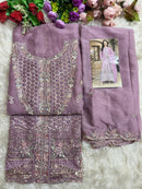 Shree Fabs SF 5586 C Premuim Chiffon Heavy Embroidery Work Pakistani Suit