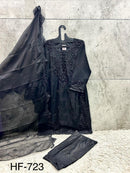 Hoor Tex  Hf-723 D Premuim Heavy Chiffon Silk Pakistani Suit
