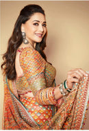 ASN 101 Presenting You Most Beautiful Latest Real Mirror Work Saree