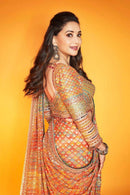ASN 101 Presenting You Most Beautiful Latest Real Mirror Work Saree