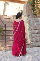 KA 1147 B Faux Blooming With Embroidery Zari Sequins Work Gowns
