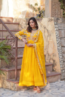 KA 1147 Faux Blooming With Embroidery Zari Sequins Work Gowns