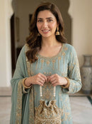 LG 2088 Sequence Embroidery Worked Sharara Suits