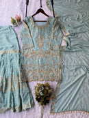 LG 2088 Sequence Embroidery Worked Sharara Suits