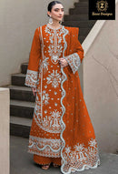 Ziaaz Designs Code 05 C Heavy Cambric Cotton Embroidered Work Pakistani Suit