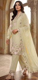 Hoor Tex 809 A Designer Heavy Georgette With Zarkan Work Pakistani Suit