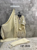 Hoor Tex 809 A Designer Heavy Georgette With Zarkan Work Pakistani Suit