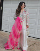NSR 858 Natural Crep Silk With Emboridery Sequence Work Salwar Suits